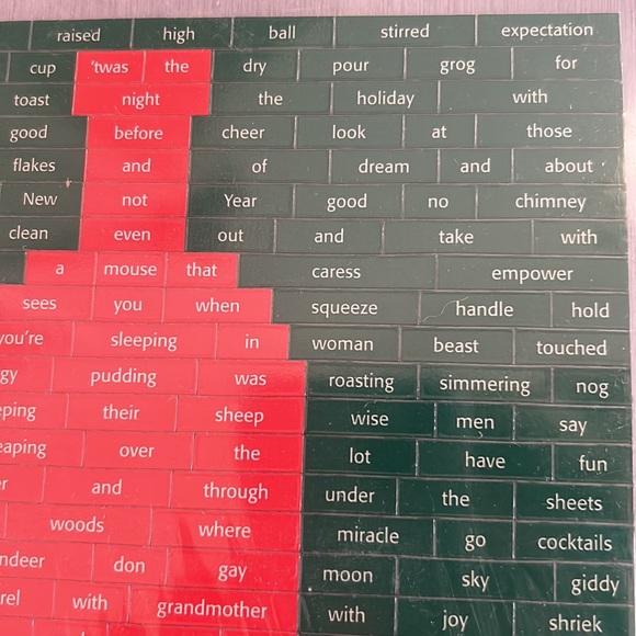 Vintage Absolut Vodka Inspiration Holiday Magnet Word Chart Collectible - Picture 12 of 16